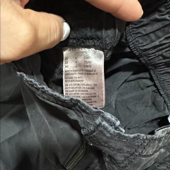 American Eagle Outfitters Black Cargo Jogger Pants - Picture 3 of 5